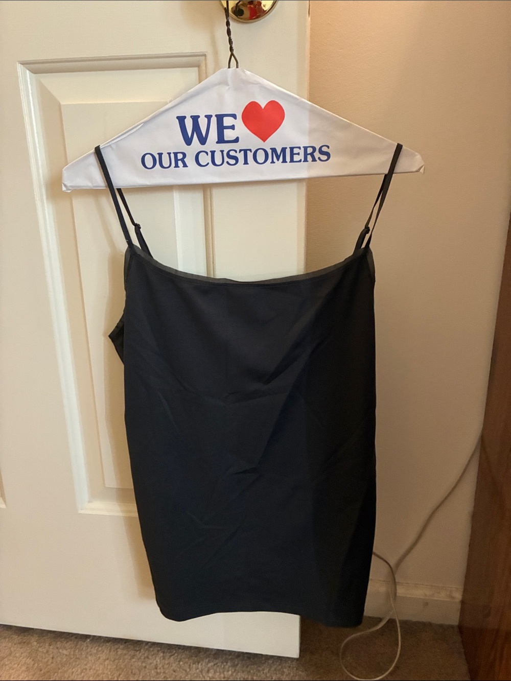 Ann Taylor Black Spaghetti Strap Camisole